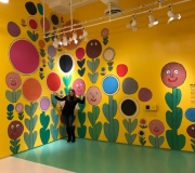 Experiential at Color Factory in NYC , Color X print & installation of large vinyl wall mural graphics.