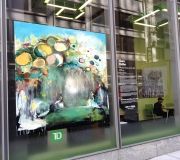 Roll out to for TD Bank windows, Art For Trees promotion using local artists