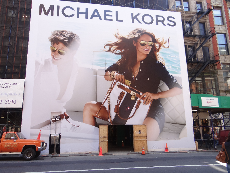 Michael Kors Construction Barricade print