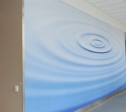 Custom  digitally printed wallpaper  are a great way for branding the work environment