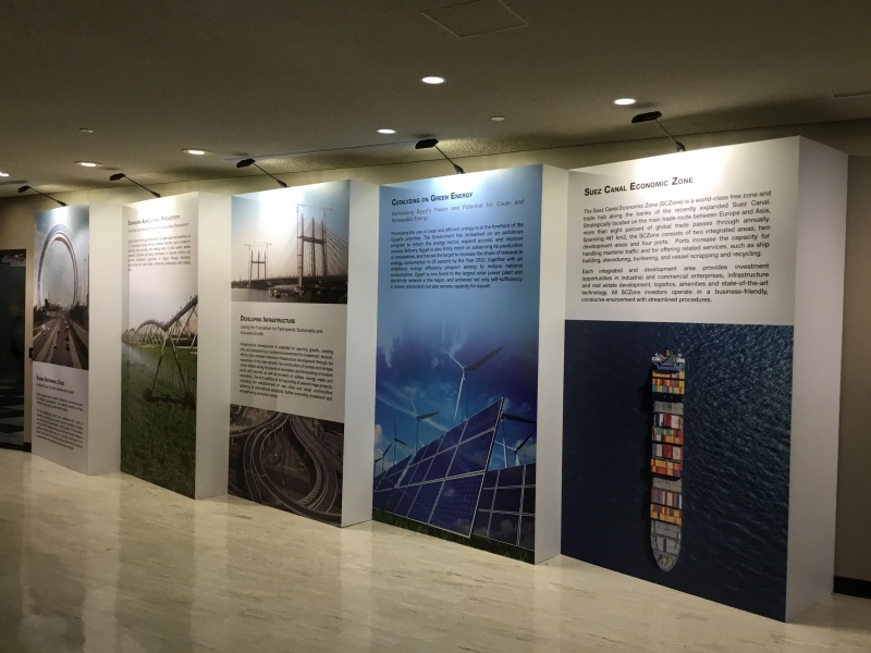 Custom  Display for United Nations Exhibit