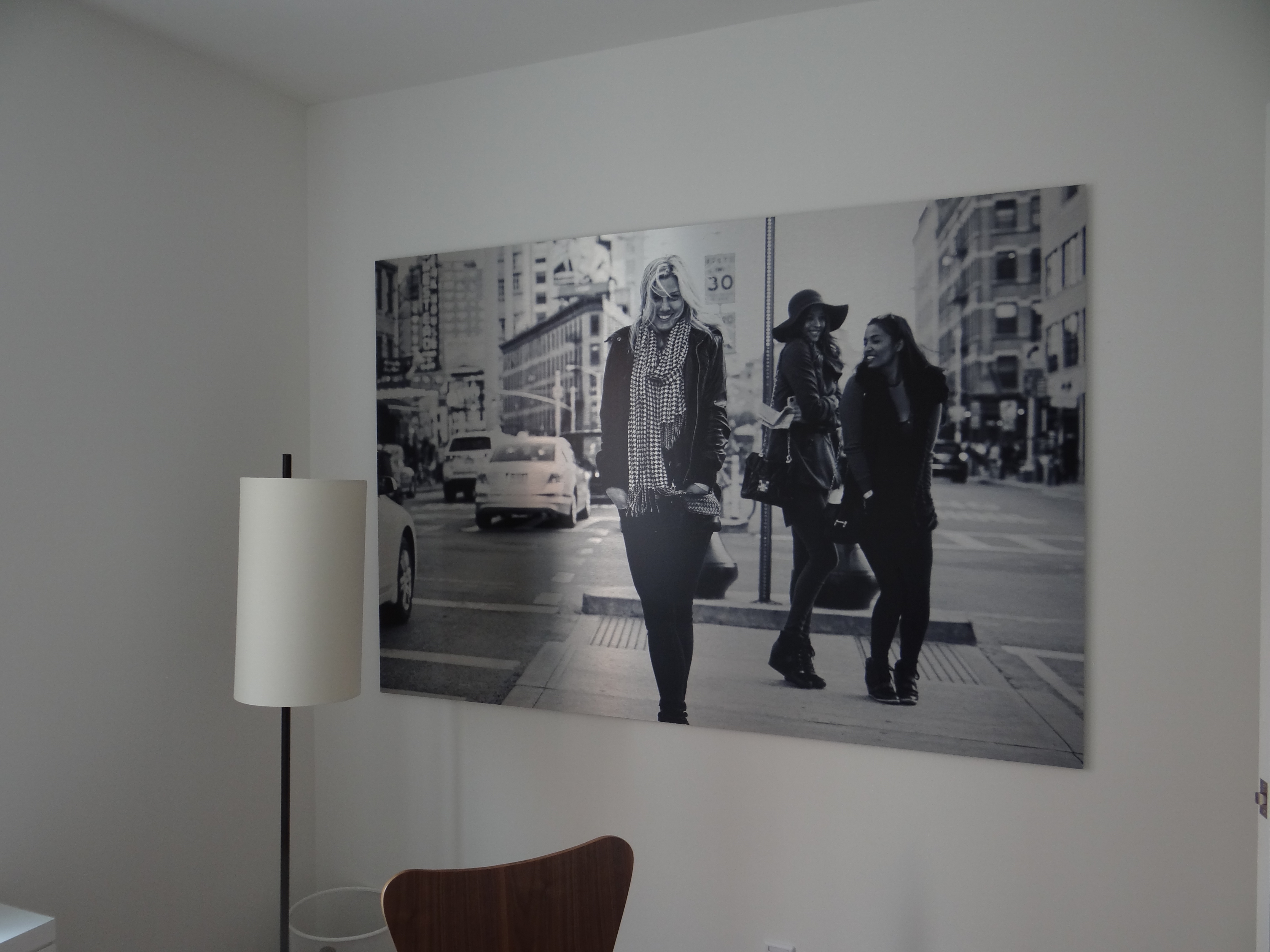 Direct printing to metal creates great look for sales leasing office