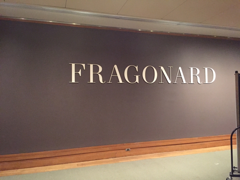 Dimensional lettering for Museum title