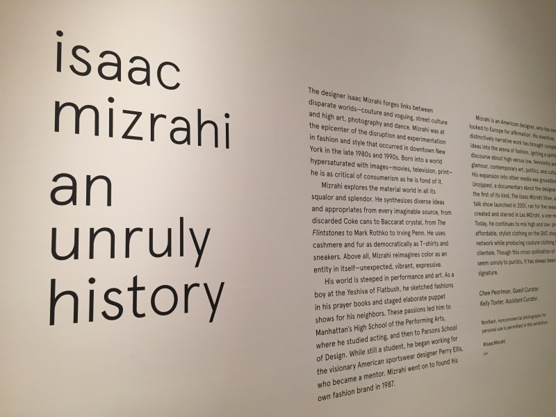 Title wall as cut vinyl lettering for museum exhibit