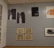 The Gallery walls of Print Out exhibit at MoMA use printed wall vinyls.