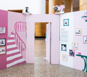 Custom 3D fabrication for exhibition walls 