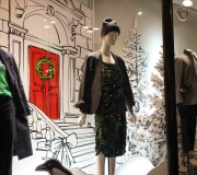 Direct to board printing  to create holiday window displays