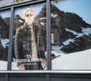 Vinyl Window Graphics for menswear retailer