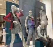 Custom printed and vinyl wrap displays for fashion retailer
