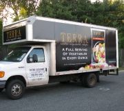 One of hundreds of vehicles printed and installed for national campaign