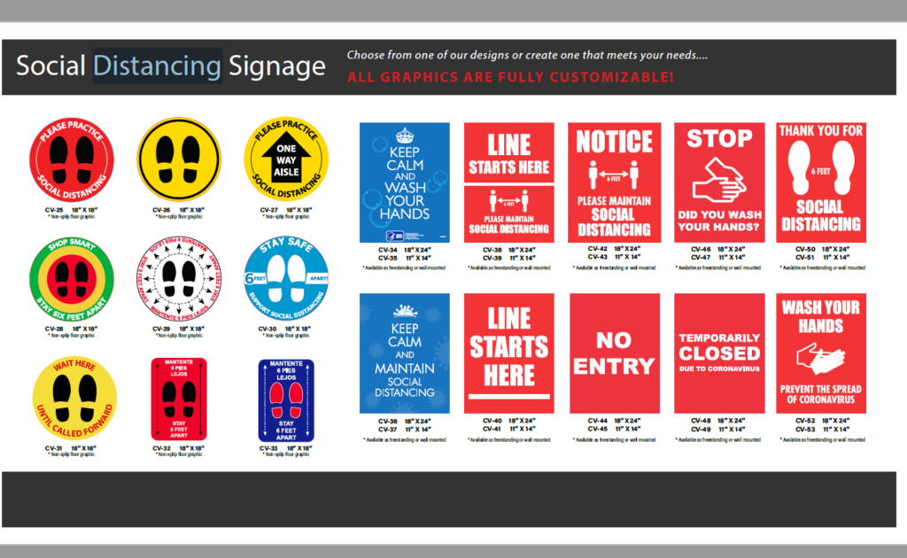 Social Distancing Spacing